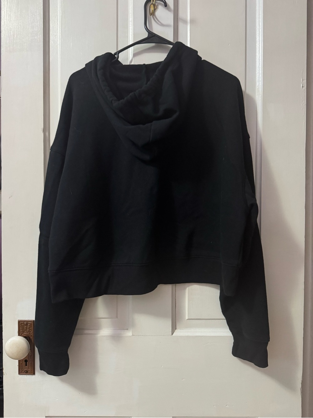 wild fable Black Cropped Hooded Sweatshirt - Picture 4 of 6